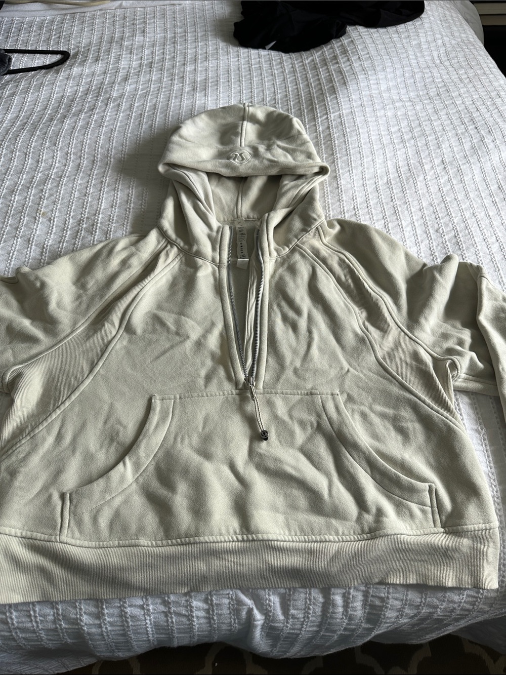 lululemon athletica Cream Half-Zip Hoodie